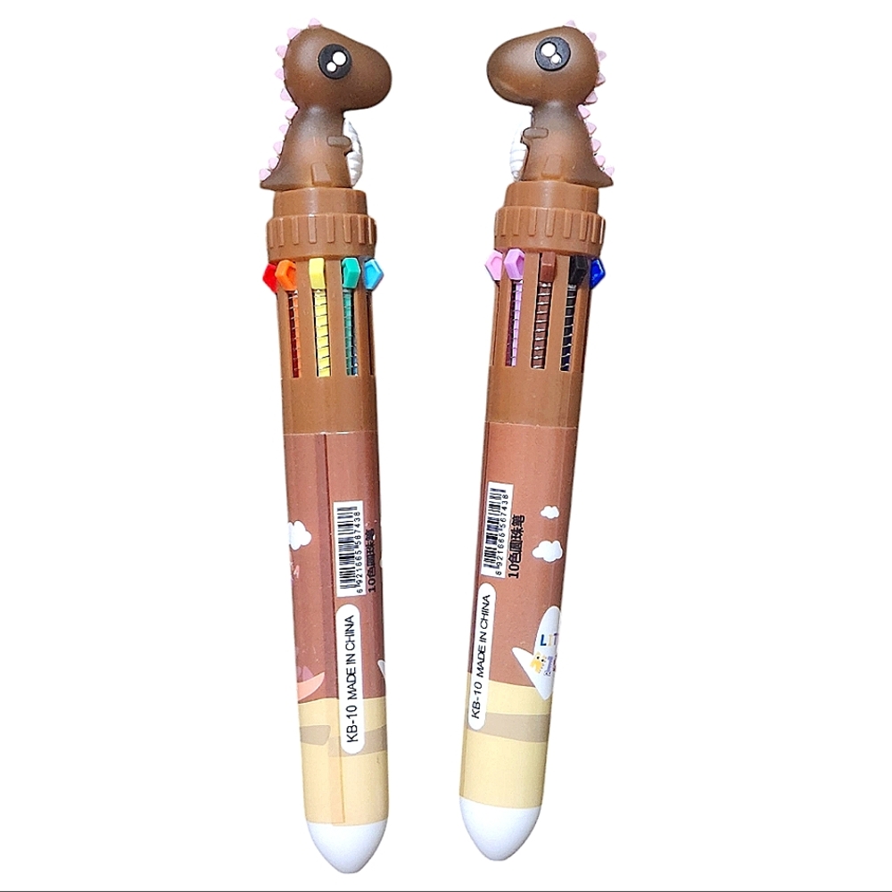 Dinosaur Multicolored Pens Stocking Stuffer - Picture 1 of 1